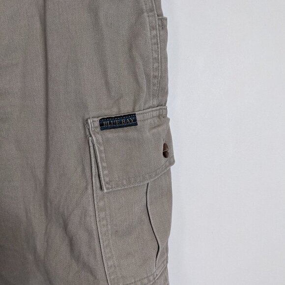 Vintage high rise unisex cotton cargo shorts size 27 " - Picture 5 of 6